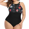 Damenblusen, modisch, locker, atmungsaktiv, sexy, siamesische Damen-Badeanzug, Monokini-Body für Damen, Hawaii-Tanga, Biquinis