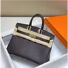 2024 Bag Platinum Classic Tote Wax Line Togo Kalbskin Lychee Leder Frauenschloss Handtasche