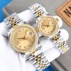 2023 Hot verkoper dameshorloge rol met diamant 36 mm mannen horloges 41 mm beweging gouden roestvrij staal vrouw 2813 beweging diamant ring dame dames polshorloges