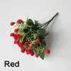 Dekorativa blommor Simulering Flower Milan Bud Mini Rose Artificial For Party Wedding Art Hall Home Shop Decoration Festival Supplies