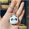 Porte-clés Longes Animal Panda Porte-clés Poupée De Bande Dessinée Pendentif Cas Sac Décoratif Porte-clés Porte-clés Drop Delivery Mode Accessori Dhgsl