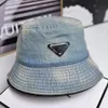 Designers Herr Kvinnor Bucket Hat Monterade hattar Flerfärgad Vändbar Canvas Designers Kepsar Hattar Herr Sommarmonterad Fisherman Beach Bonnet