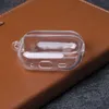 För AirPods Max Pro 2 3 hörlurtillbehör Transparent TPU Solid Silicone Waterproof Protective Case Airpod Maxs hörlurar headset Cover Case