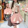 Bolsas de noite Animal fofo com orelhas designer feminino bolsa de ombro garotas de corpo transversal handbag handbag bookbag