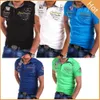 Polos pour hommes Mode d'été à manches courtes Impression T-shirt Tops 230522