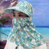 Bandanas Summer Outdoor UV Bescherming Beschermende Cover Women Hoeden Ear Flap Leisure Hoed Zon