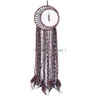 Outra decoração da casa Modern minimalist Dreamcatcher Star and Moon Style Tassel Crafts Room Decoração Pingente Drop Delivery Garden Dhu0s