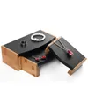 Boxes 3 Pc/Set Bamboo Fabric/PU Leather Pendant Necklace Display Stand Bracelet Rings Earings Jewelry Organizer Rack