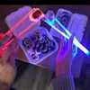Chopsticks Unique LED Luminous Glowing Light Up Chop Sticks Reusable -Grade Safe ABS Tableware For Party Fun Gift
