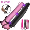 Sex Toy Massager Dubbel penetration Silikon Leksaker Vibratorrem på penis rumpa plugg g spot prostata man vuxen för par