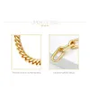Bangle VAROLE Link Chain Bracelets Bangles For Women Gold Color Thick Chain Bracelet Fashion Jewelry