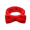 Party Favor 8 Couleur Bow Hair Band Coral Veet Ladies Wash Bandeau Pure Hairband 7.7X2.2 Pouces Drop Delivery Home Garden Festive Sup Dhy5U