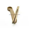 Cuillères À Café En Bois Avec Sac Clip Cuillère À Soupe Hêtre Massif En Bois Mesure Scoops Tea Bean Cuillère Clips Cadeau Drop Delivery Home Garden Dhkxh