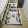 Designers Carpets 100 Dollar Carpet Rug Entrance Pound EUR Bill Runner Rug Paper Money 100 Dollar Bill Loung Rug Living Room Bedroom Home Decor