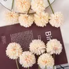 Kwiaty dekoracyjne 10pcs Dandelion Flower Ball Pompom Artificial Wedding Buquet Branch Forble for Home Decorations Fake