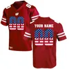 Custom Wisconsin Badgers Jerseys Personalize Men College College Red White US Sland Fashion Tamanho adulto futebol americano Use camisa costurada