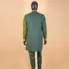 Men's Tracksuits African Suits for Men Embroidery Print Blazer and Pants Set Business Dress Suit with Kerchief Party Wedding Evening A2316023 230523