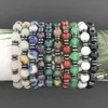 8 mm Hämatit-Stretch-Armband für Damen und Herren, Heilung, Chakra, Kristall, Energie, Kraft, Reiki, runder Edelstein, Perlen, Armreif, Schmuck