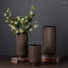 Вазы Современный стол ваза Ceramique Декоративный скандинавский дизайн европейский домашний декор цвет