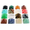 Party Favor Natural Crystal Stone Pyramid Chakra Kamienie Duchowa rzeźba kwadratowy klejnot klejnoty rzemieślnicze kolekcja kreatywna dar upuszcza de dhdyh