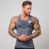 Canottiere da uomo Canotta da bodybuilding di marca di moda estiva canotta canotta muscolare Gilet senza maniche da uomo traspirante ad asciugatura rapida 230522