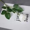 Flores decorativas hermosa rosa artificial boda decoración de mesa para el hogar DIY ramo largo arreglo planta falsa regalos del Día de San Valentín