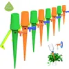 Bewässerungsgeräte 12PC Gartenpflanzen Blume Auto Drip Lrrigation System Topfpflanze Selbstbewässernde Sonden Tropfer Einfach und effektiv Q4