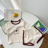 Kleidungssets 6 Monate bis 4 Jahre alte Babykleidung Outfits Sommer Kurzarm T-Shirt Kleinkind Kostüm Bedruckte Cartoon Niedliche Mädchenanzüge 230522
