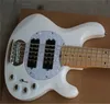 5 String Music Man Ernie Ball Sting Ray Blanc Guitare Basse Électrique Micros Actifs Batterie 9V Touche Palissandre Peut être Personnalisé