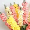 Decorative Flowers 1Pc Artificial Delphinium Violet Simulation DIY Orchid Cloth Fake Bouquet Party Wedding Home Garden Decoration