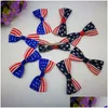 Bomboniera Bandiera americana Fiocco per capelli Fascia per bambini Us Independence Day Accessori per capelli Forniture per la decorazione Regalo creativo Drop Dhinu