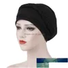 Hijabs New Women Muslim Hijab Cotton Stretchy Hat Turban Head Wrap Chemo Bandana Scarf Cap Factory Price Expert Design Quali Dhgarden Dhnbu