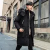 Hommes duvet grande vraie fourrure capuche Long hiver 90% canard Parkas hommes vêtements d'extérieur vestes mâle épais manteau mode bouffant veste JK-818