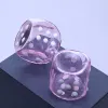 Inches dice shape glass hand pipes for smokingStraight Type