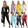 2023 Bodysuits Women Jumpsuit Perspectief Leopard Pearl -knop Een schouder Sexy Rompers Spring en Zomeroutfits