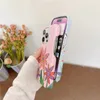 Neue süße Sonnenblumen-Cartoon-Mode-Handyhüllen für iPhone 14promax 14plus 14pro 13promax 13pro 13 12promax 12pro 12 Luxus-PU-Leder-Schutzhülle 89762