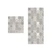 Adesivos de parede imitar 3d escadas adesivos padrão mosaico passo a água impermeável papel de parede decoração de decoração de decoração removível