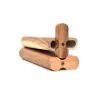 Roken natuurlijk hout dugout keramische keramiek één hitter pijp opslagkas doos draagbare innovatief ontwerp beschermende sigarettenhouder