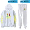 Heren Hoodies Wonder Egg Prioriteit Sweatshirt Tweedelige set unisex hoodie jogger pant Harajuku streetwear 2023 anime kleding vrouwen