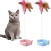 Cat Cat Toys Toys Feather Collar Self-Healing Interactive Plaything Funny Cats Stick Multifunktionell krage Kattunge Spela husdjur leveranser G230520