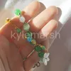 Bracelets Game Anime Cosplay Genshin Impact Venti Fashionable Plant Flowers Alloy Silver Gold Bead Bracelet Couple Jewelry Birthday Gifts
