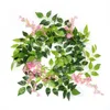 Decoratieve bloemen kransen 180 cm Fake Ivy Wisteria Artificial Plant Vine slinger voor kamer tuindecoraties bruiloft boog babydouche bloemen decor 230522