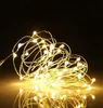 Strings LED Solar Light Silver Wire 7M 12M 22M Strip Fairytale Holiday Christmas Party Garland Garden