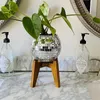 Vazen Disco Ball Flower Planter Potten Rope Mirror Hangende mand Hangende bloempot voor binnenplanten Boheemse stijl Garden Decor Vaas 230522