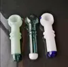 Smoke Pipes Hookah Bong Glass Rig Oil Water Bongs 2 round colorful smoke pot