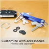 Party Favor Metal Key Holder Chains Portable Receiver Keychain Pendant Fathers Day Gift Drop Delivery Home Garden Festive Supplies Ev Dhy2K