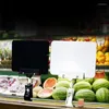 Sacchetti per gioielli Supermercato riscrivibile impermeabile per prodotto acquatico fresco Prezzo da pagare Negozio di frutta speciale nero e dropship