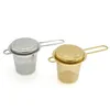 Coffee Tea Tools 304 Stainless Steel Teas Strainer Mini Infuser With Handle Home Vanilla Spice Filter Diffuser Kitchen Accessories Dhaxn