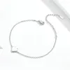 Braccialetti con ciondoli Braccialetto da donna in ottone Sostituzione a forma di cuore Braccialetto da donna antiruggine regolabile lucidato a specchio
