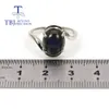 Set TBJ Orecchini ad anello semplici con labradorite naturale Set di gioielli in argento sterling 925 dal design classico da donna, regalo di alta gioielleria per la mamma